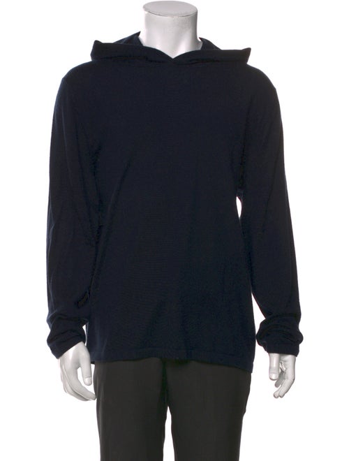 Vince Wool Crew Neck Polo Sweater