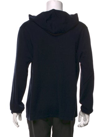 Vince Wool Crew Neck Polo Sweater