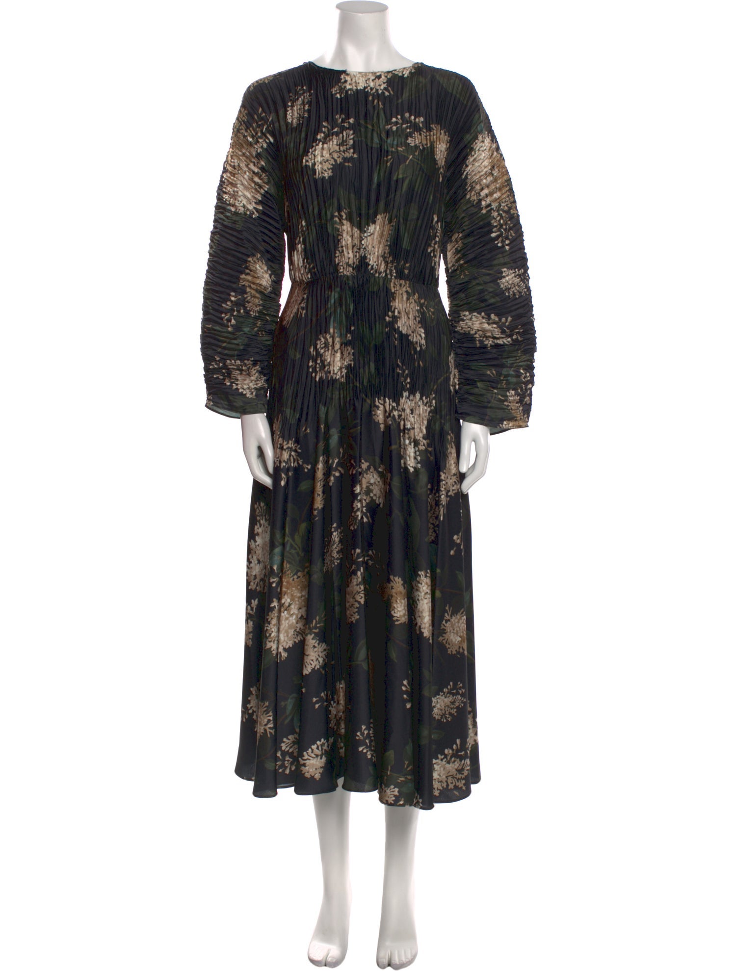 Vince Floral Print Long Dress w/ Tags