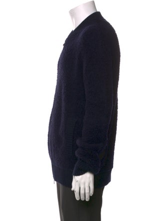 Vince Wool Mock Neck Cardigan