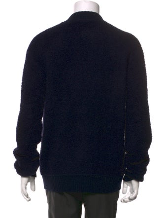 Vince Wool Mock Neck Cardigan