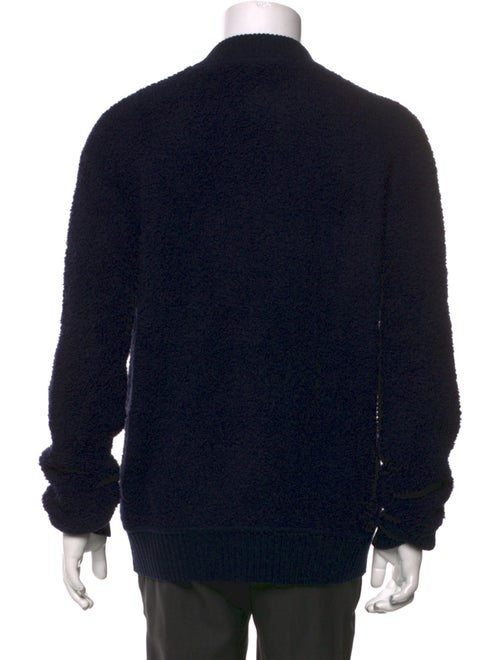 Vince Wool Mock Neck Cardigan