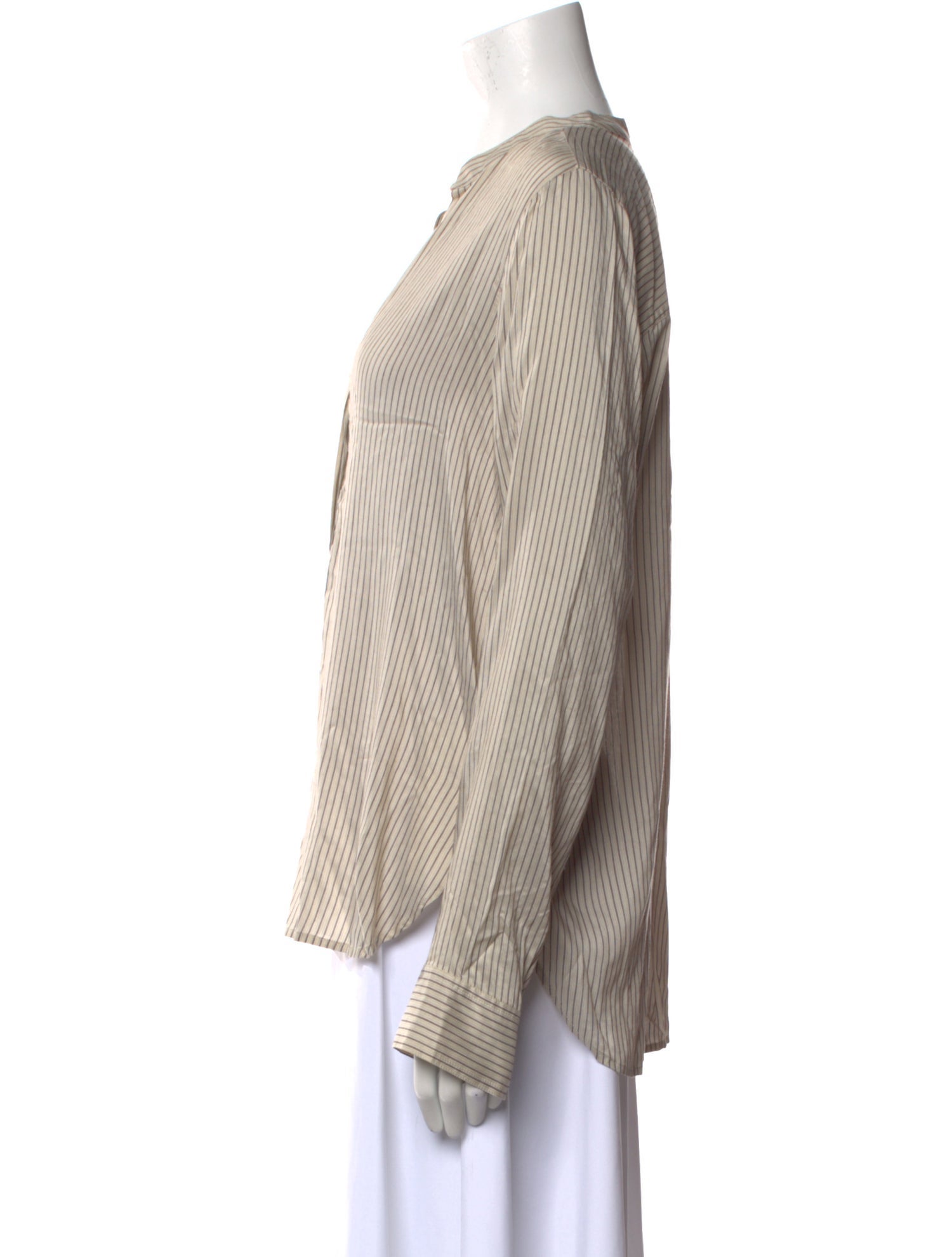 Vince V-Neck Long Sleeve Blouse