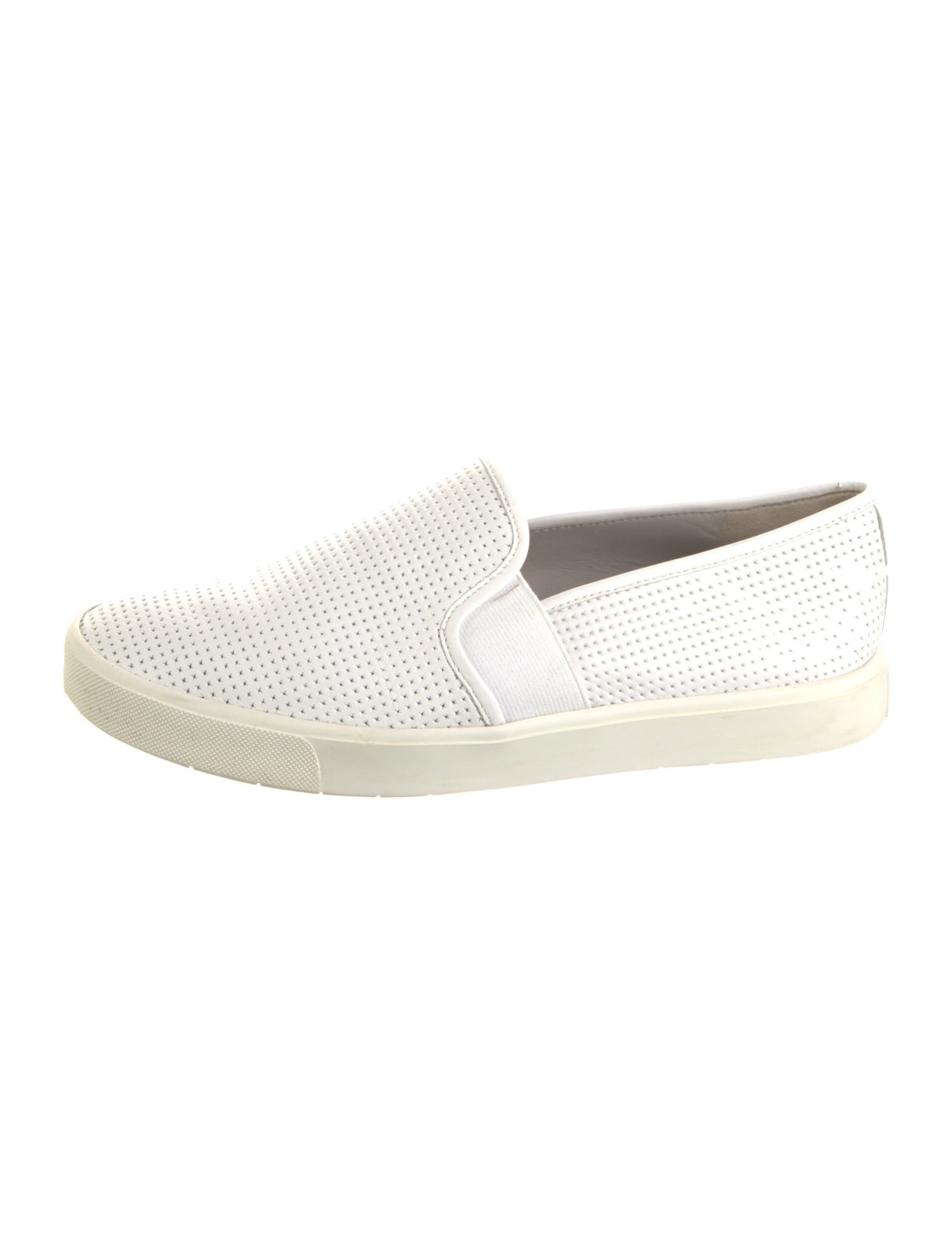 Vince Leather Colorblock Pattern Sneakers