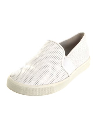 Vince Leather Colorblock Pattern Sneakers