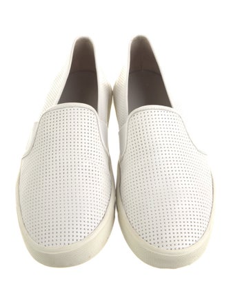 Vince Leather Colorblock Pattern Sneakers