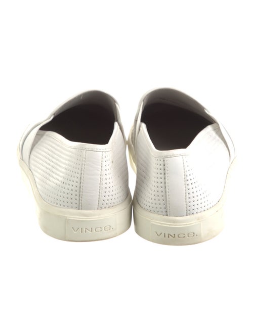 Vince Leather Colorblock Pattern Sneakers