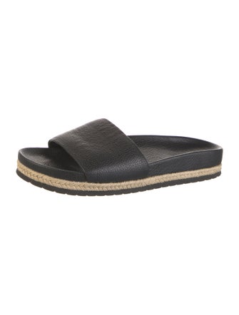 Vince Leather Slides