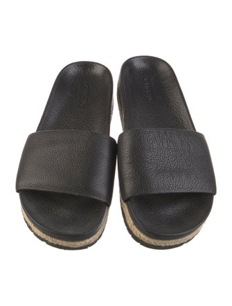 Vince Leather Slides