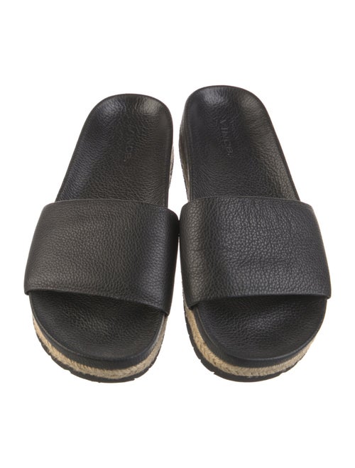 Vince Leather Slides
