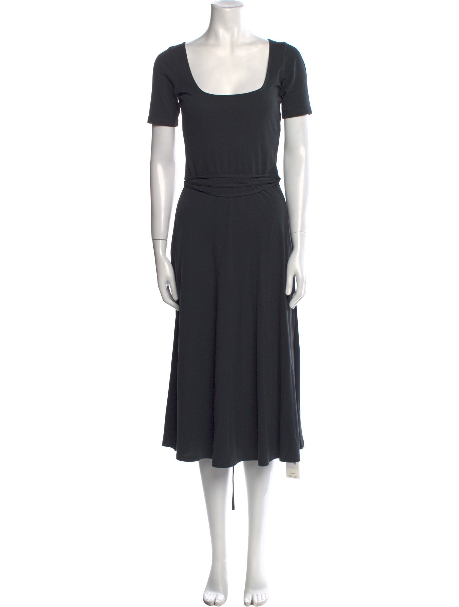 Vince Square Neckline Midi Length Dress