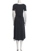 Vince Square Neckline Midi Length Dress
