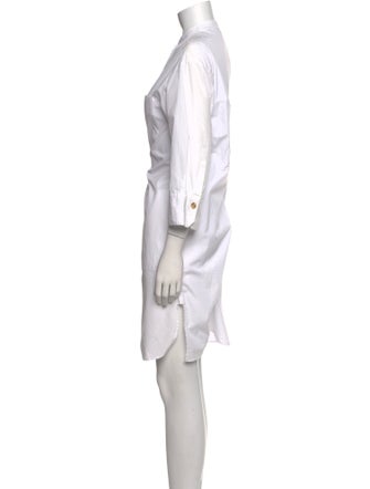 Vince Mock Neck Knee-Length Dress