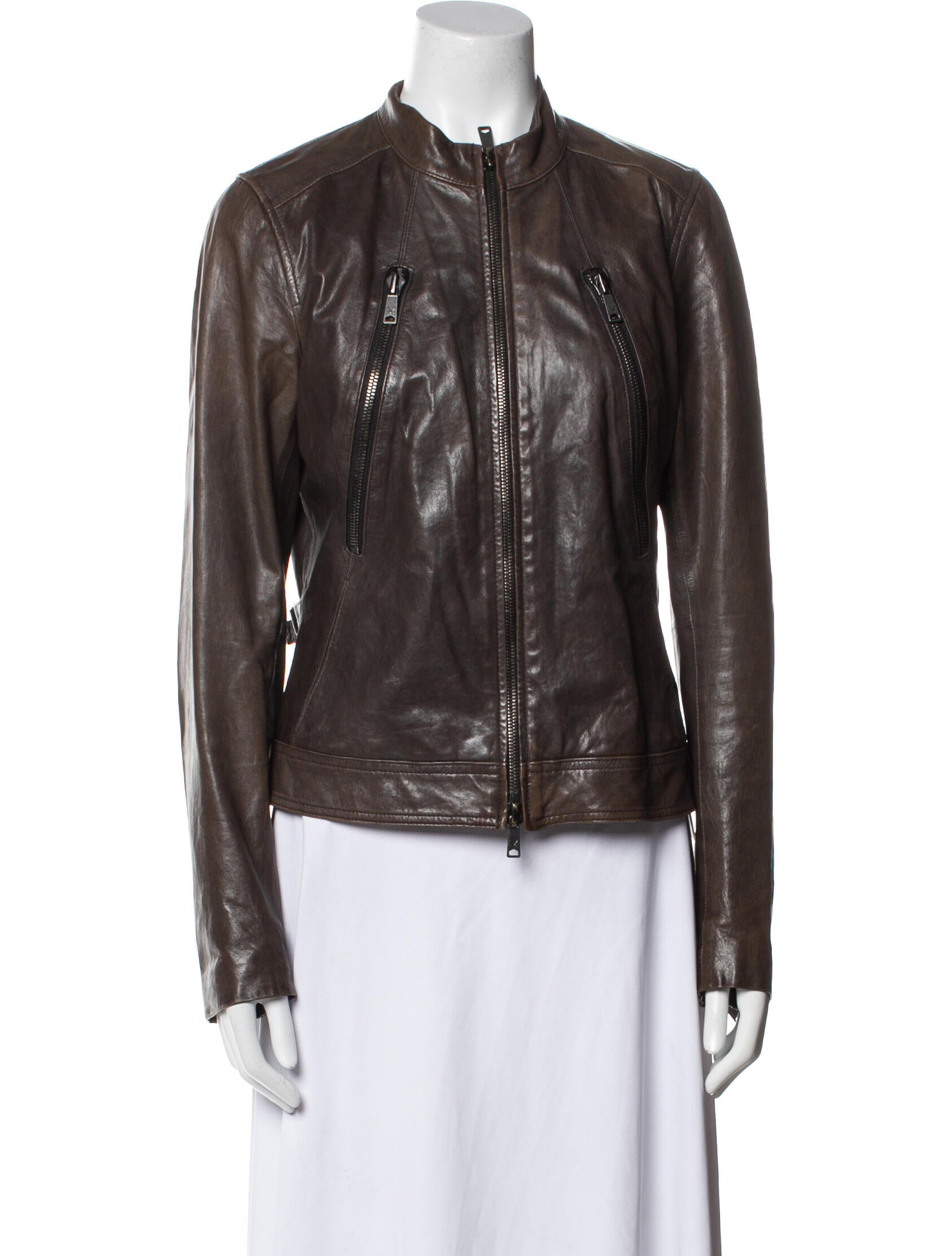 Vince Leather Biker Jacket