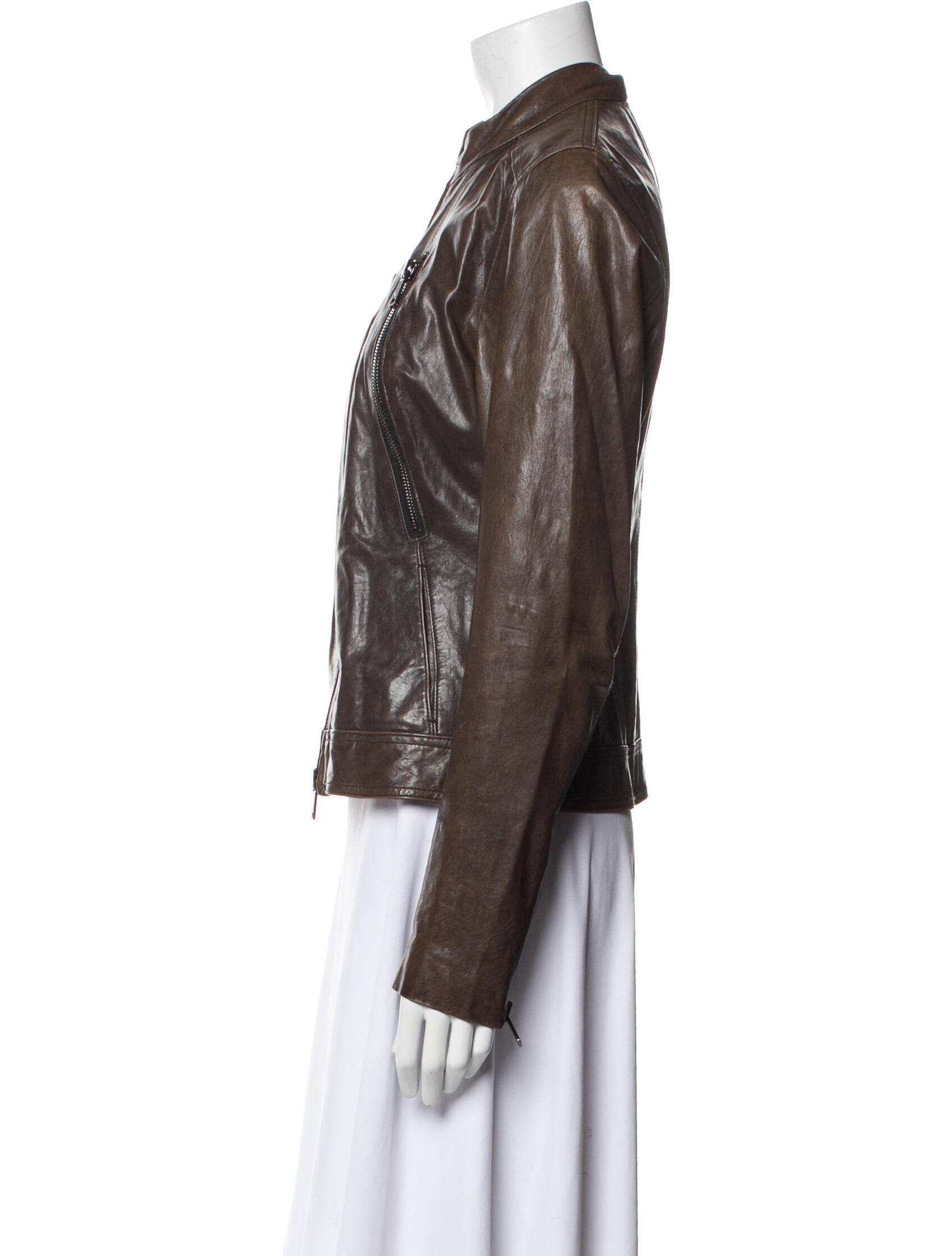 Vince Leather Biker Jacket