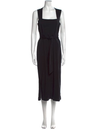 Vince Square Neckline Long Dress