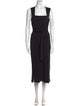 Vince Square Neckline Long Dress