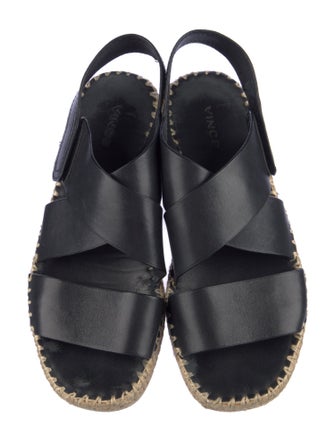 Vince Leather Slingback Sandals