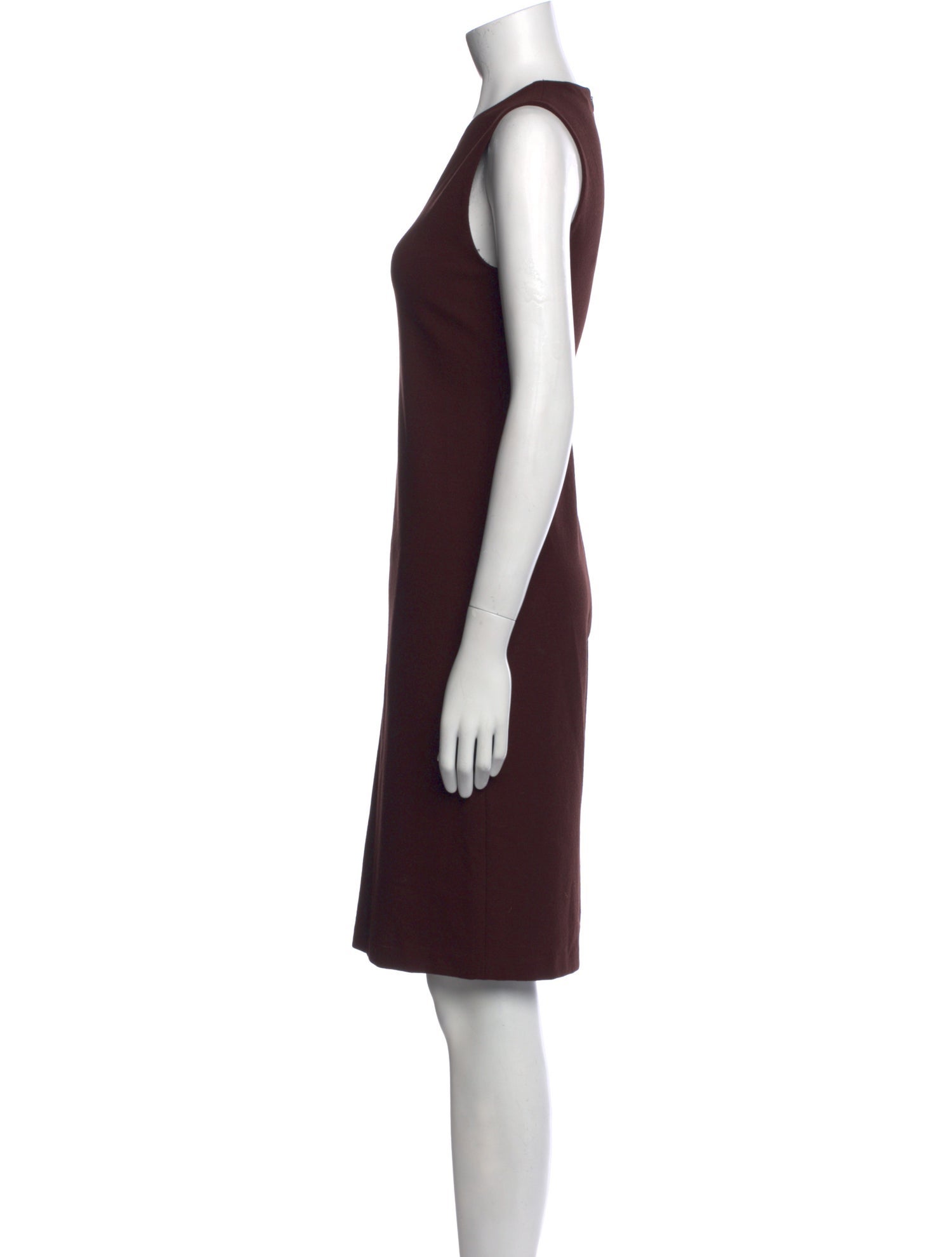 Vince V-Neck Knee-Length Dress