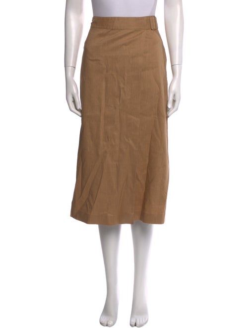 Vince Linen Midi Length Skirt
