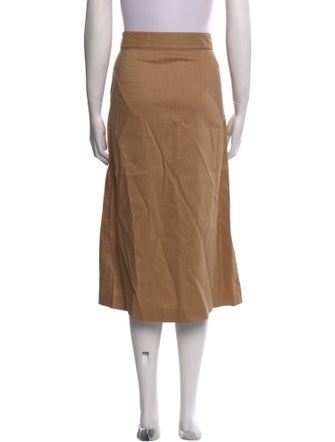 Vince Linen Midi Length Skirt
