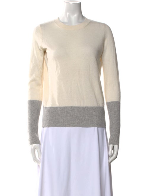 Vince Cashmere Colorblock Pattern Sweater