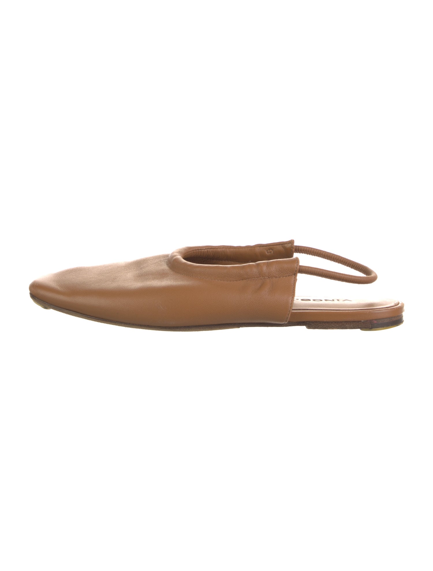 Vince Leather Slingback Flats