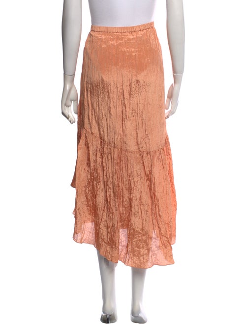 Vince Pleated Accents Knee-Length Skirt