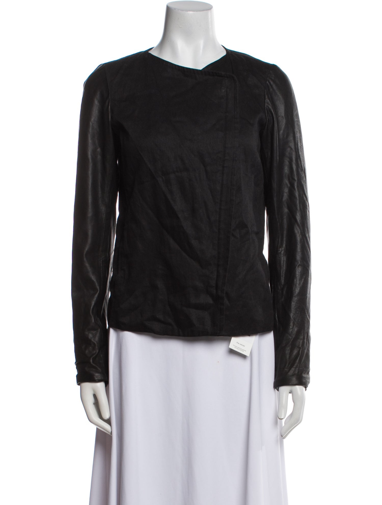 Vince Linen Biker Jacket