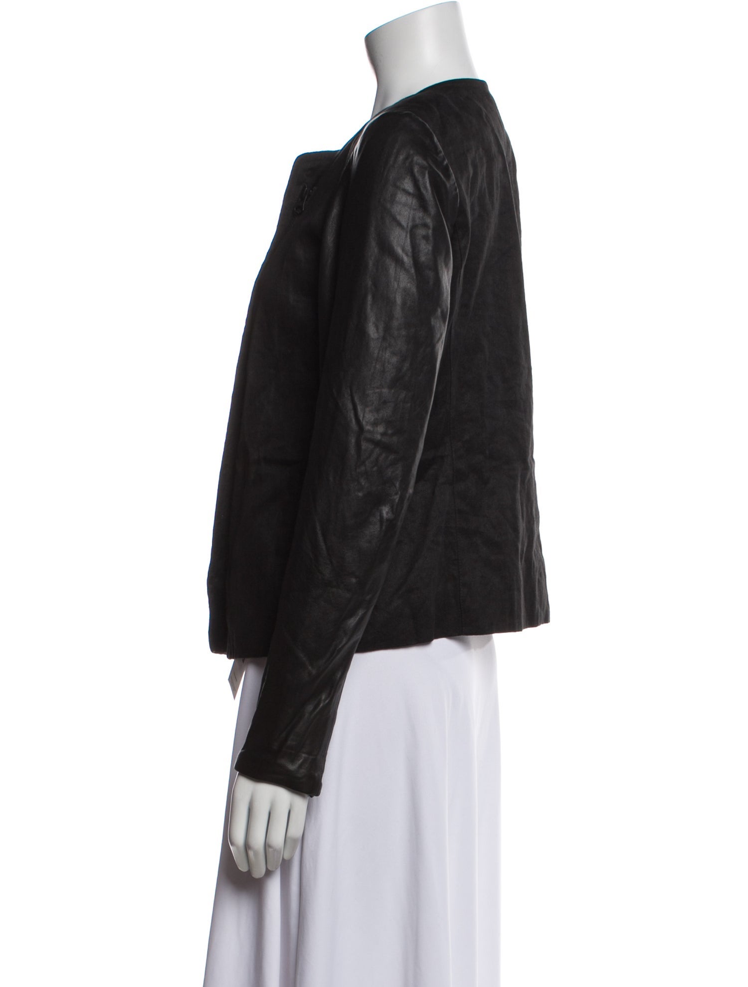 Vince Linen Biker Jacket