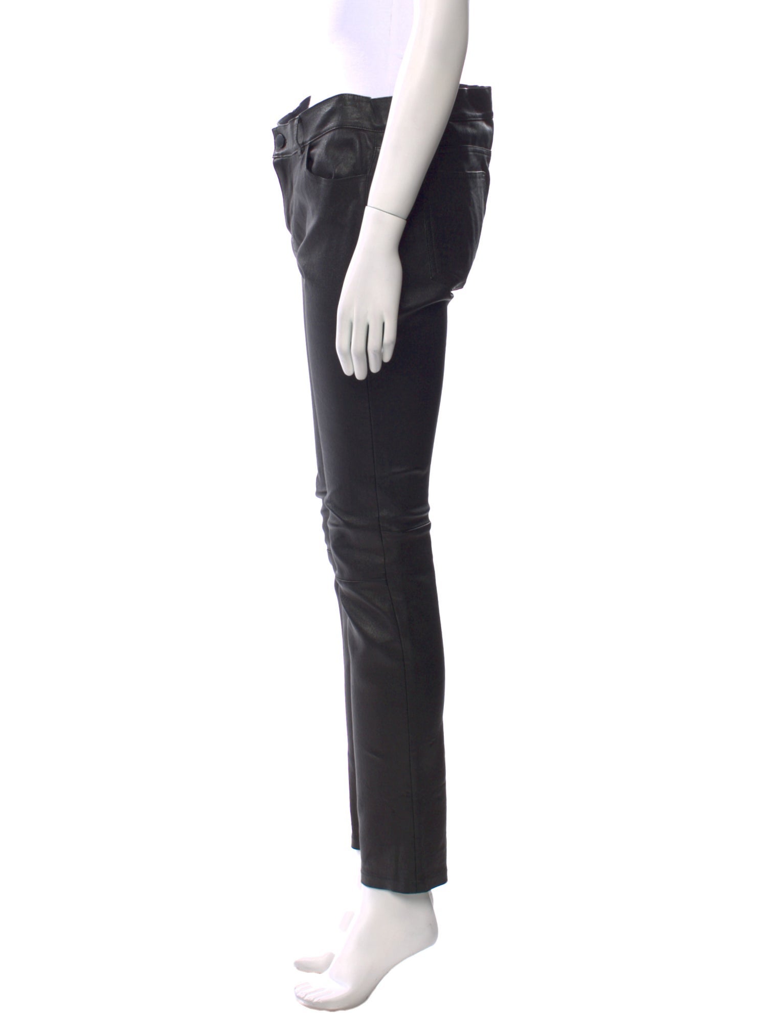 Vince Leather Skinny Leg Pants