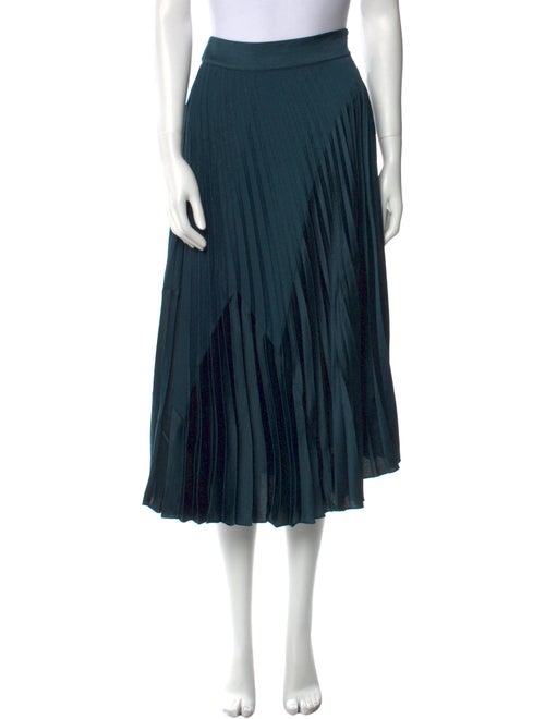 Vince Raw-Edge Trim Midi Length Skirt