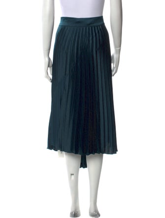 Vince Raw-Edge Trim Midi Length Skirt