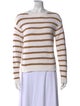 Vince Striped Crew Neck Sweater