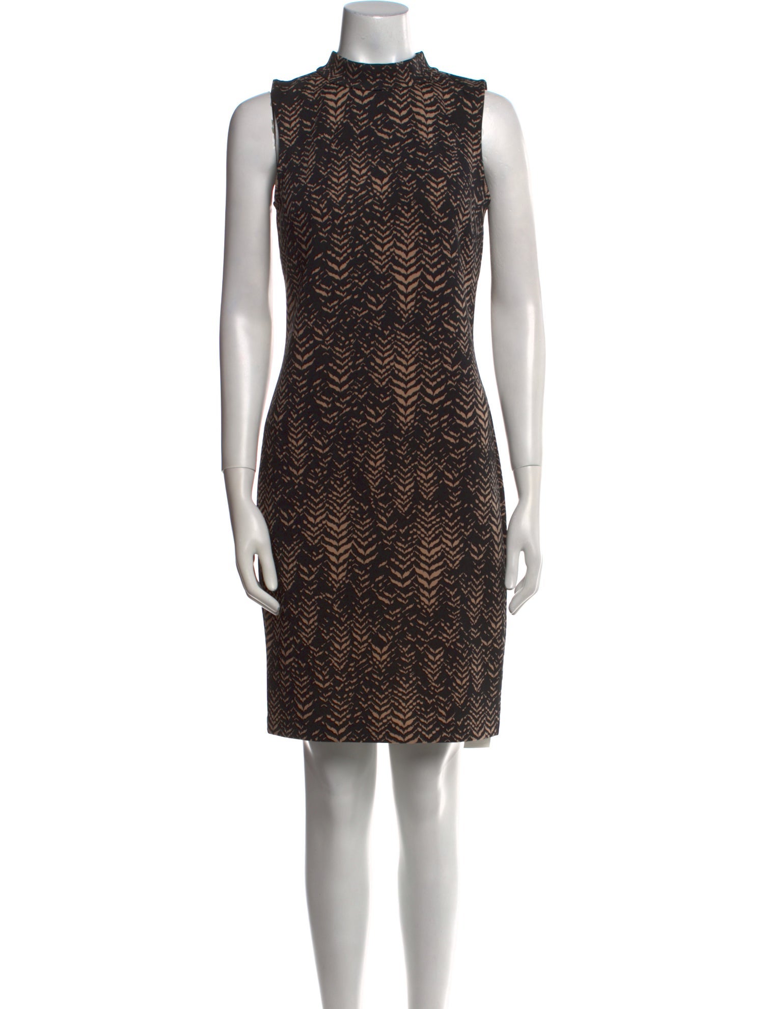 Vince Printed Knee-Length Dress