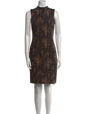 Vince Printed Knee-Length Dress
