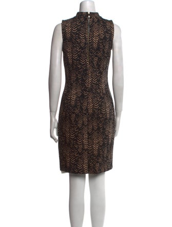 Vince Printed Knee-Length Dress