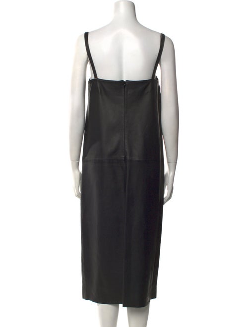 Vince Leather Midi Length Dress