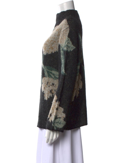 Vince Printed Mock Neck Sweater