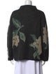 Vince Printed Mock Neck Sweater