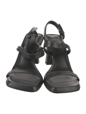 Vince Leather Slingback Sandals