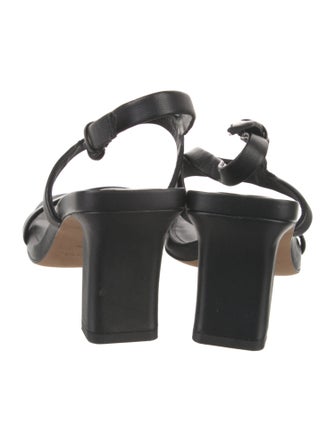 Vince Leather Slingback Sandals