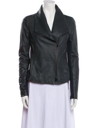 Vince Goat Leather Biker Jacket