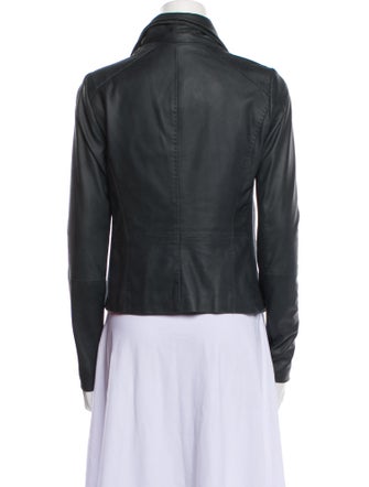 Vince Goat Leather Biker Jacket