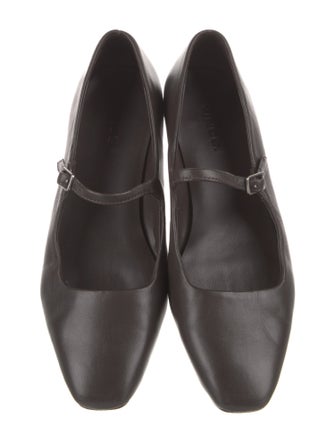 Vince Leather Mary Jane Flats