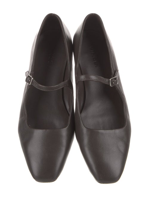 Vince Leather Mary Jane Flats