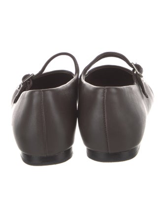 Vince Leather Mary Jane Flats