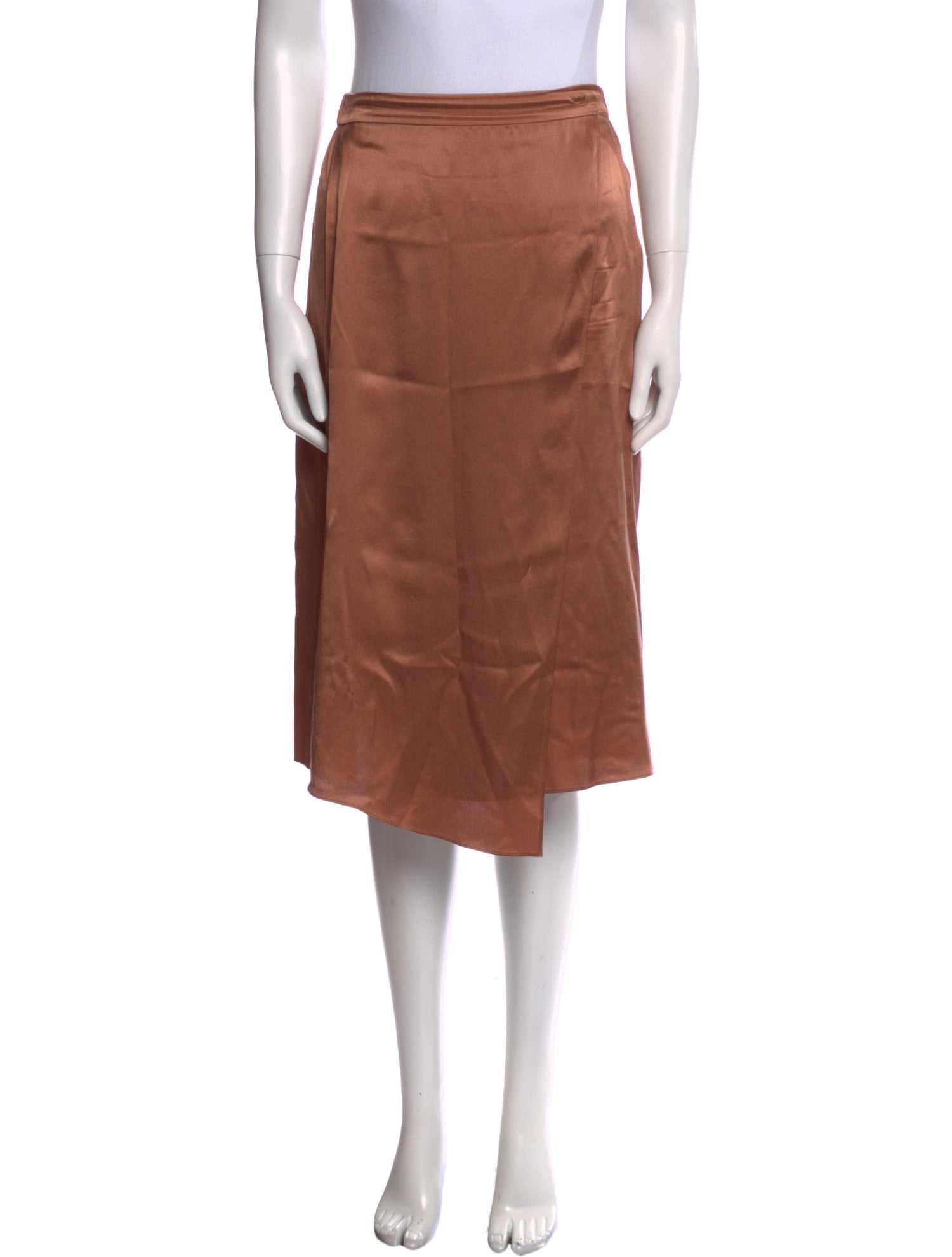 Vince Silk Midi Length Skirt