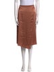 Vince Silk Midi Length Skirt
