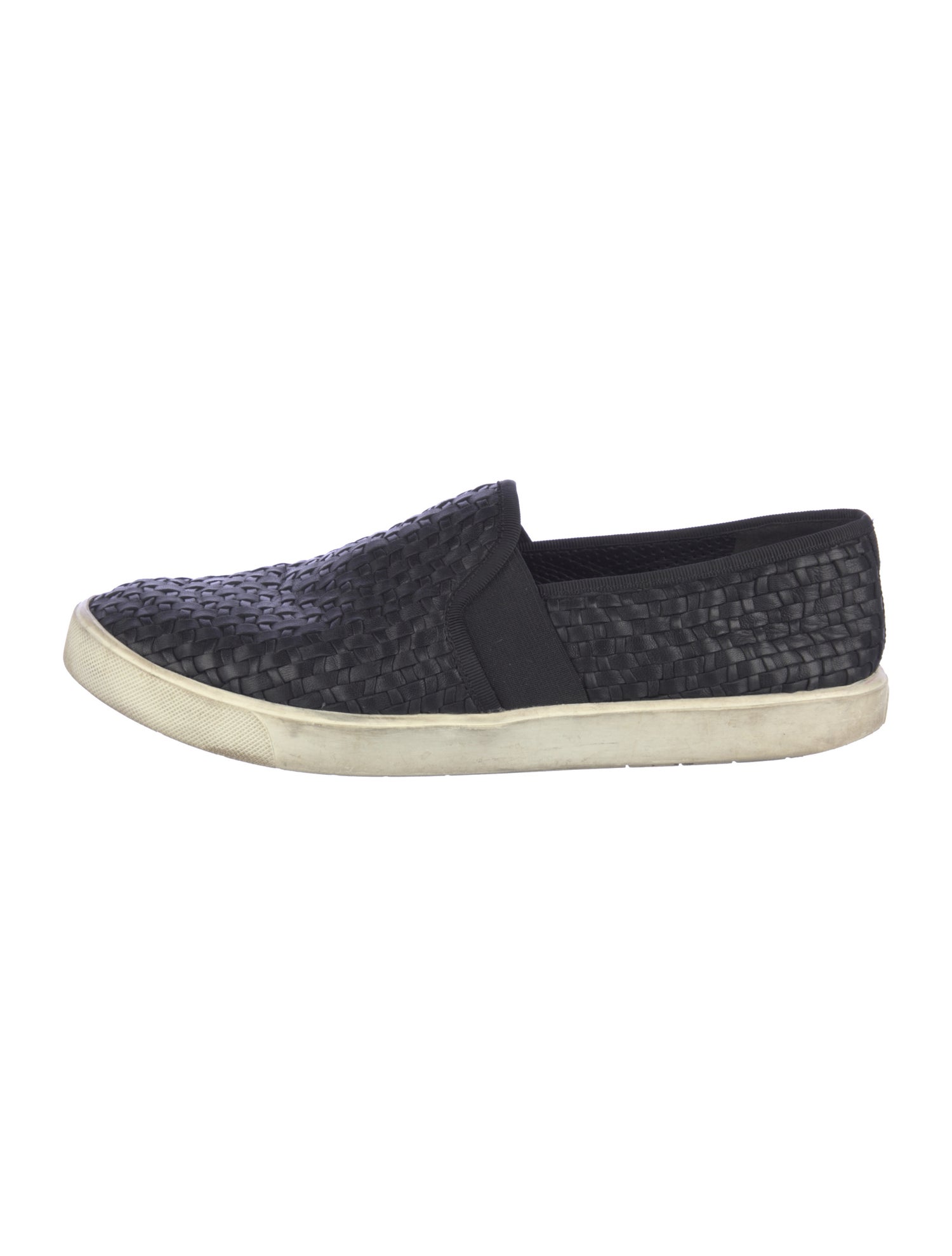 Vince Leather Colorblock Pattern Espadrilles